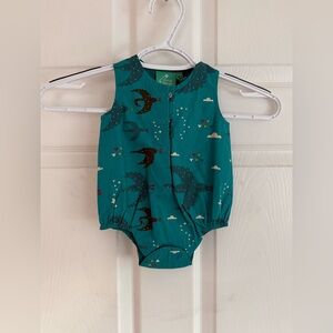 NWT Little Green Radicals | Flying South Bubble Body Baby Romper